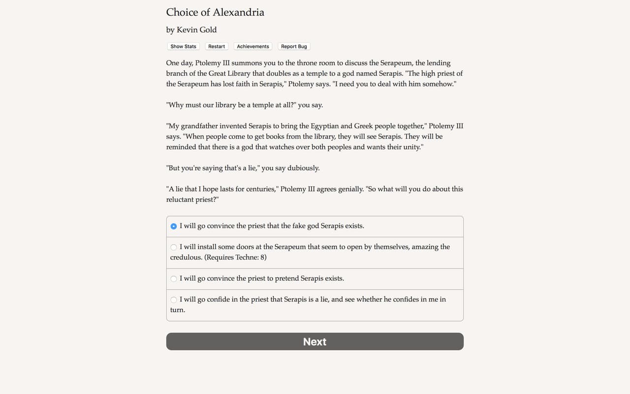 Choice of Alexandria screenshot 5