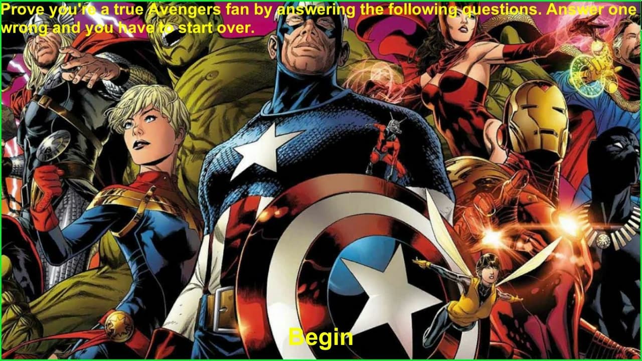 Avengers Trivia Game screenshot 2