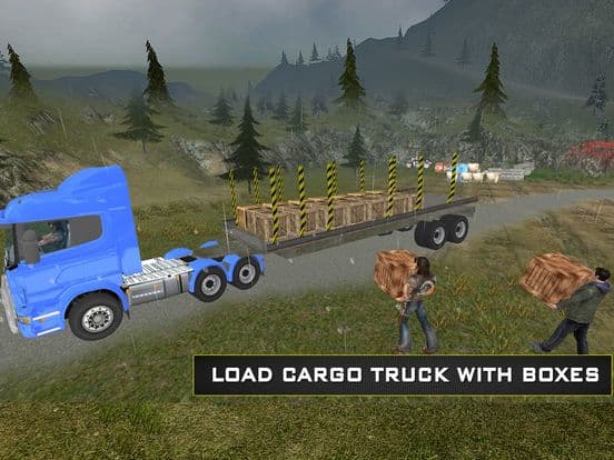 Off Road Cargo Heavy Trailer Truck Simulator 3D screenshot 5
