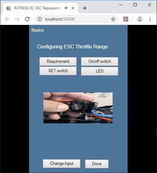 RCPRESS Configuring ESC Throttle Range screenshot 2
