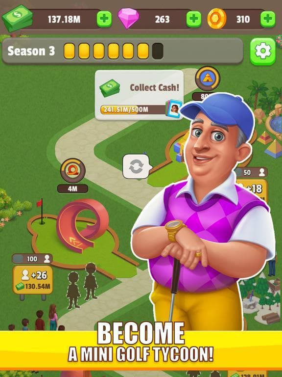 Mini Golf: Idle Tycoon! screenshot 3