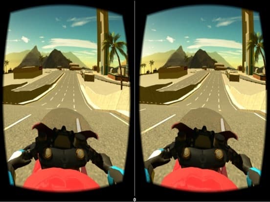 VR Motorbike Simulator: VR Game for Google Cardboard screenshot 5