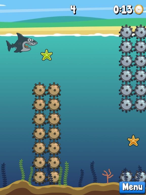 Splashy Sharky - Dont get mines in endless road! screenshot 2