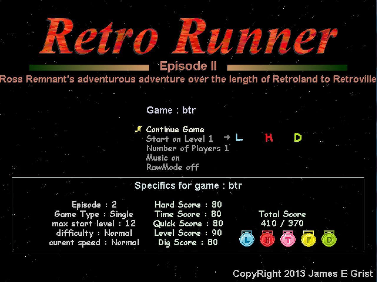 RetroRunner 2 demo screenshot 2