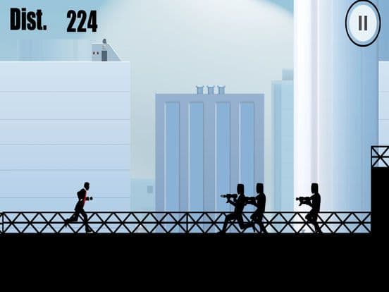 Agent Run And Dash In Vector City 2 - Best vector game for iPhone screenshot 3
