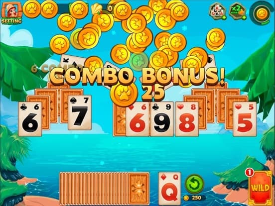 Solitaire Tripeaks Lost Worlds screenshot 4