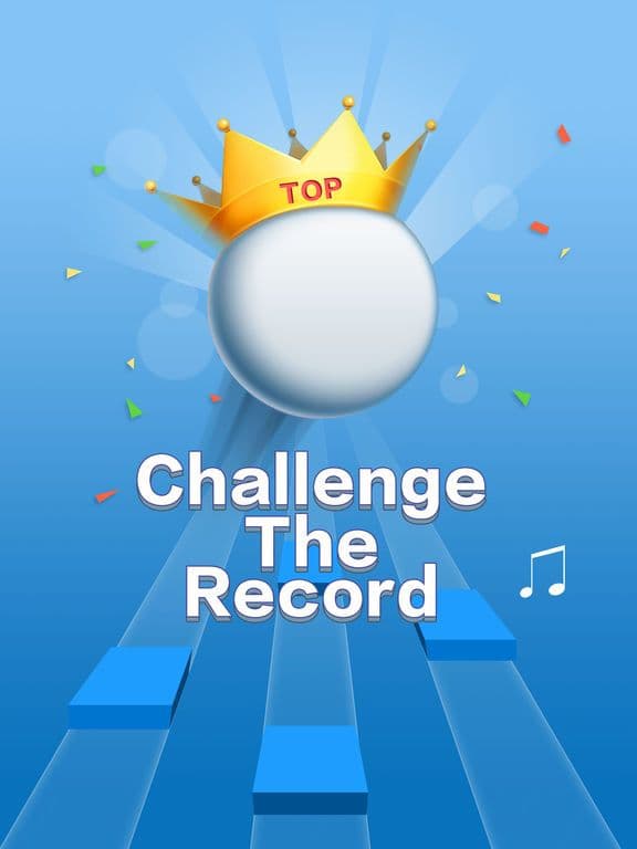 Piano Ball: Run On Music Tiles