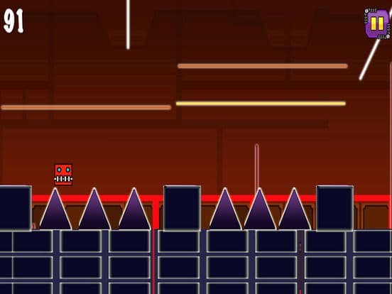 Most Addictive Geometry Endless Meltdown Difficult Escape screenshot 3