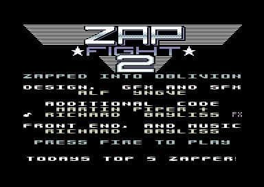 Zap Fight 2 (Commodore 64) screenshot 3