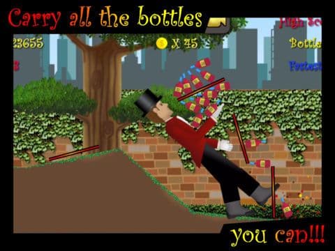 Waiter Rush Free: Run faster, keep the balance, dont drop the bottles!!! screenshot 2