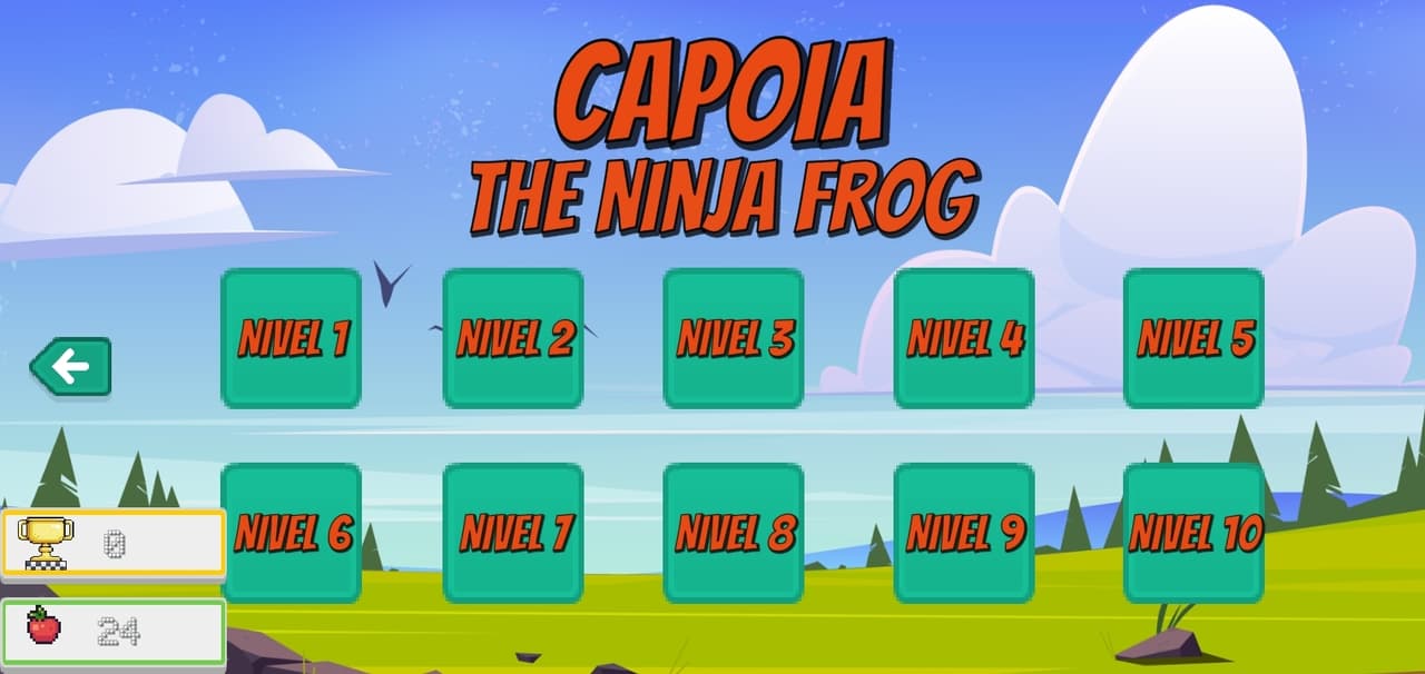 Capoia: The Ninja Frog HTML screenshot 5