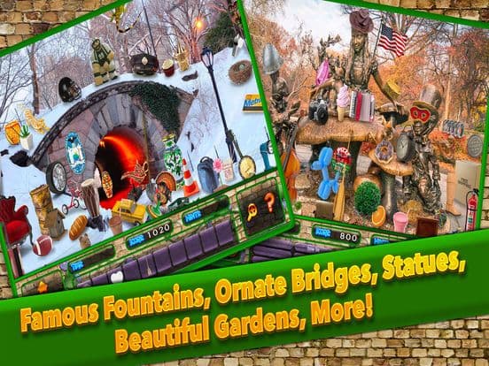 Central Park New York Hidden Object Puzzle Games screenshot 4