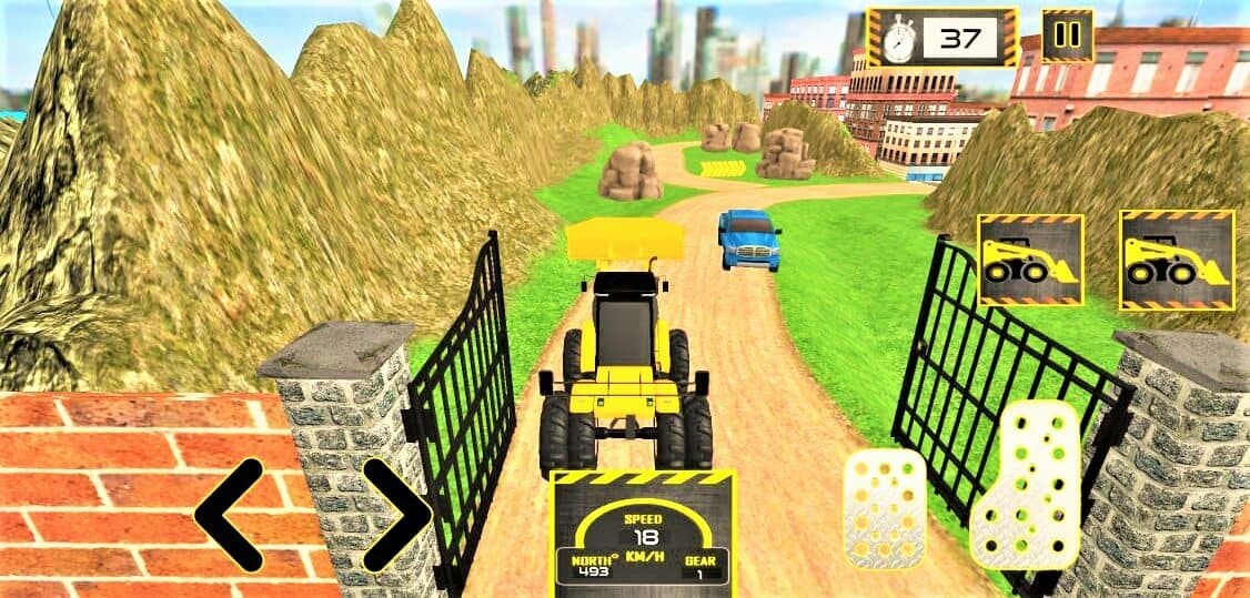 Heavy Excavator Crane: Mega City Road Construction Game