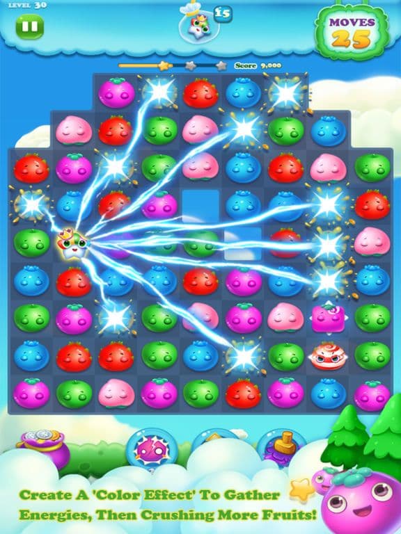 Candy Fruit King - Match 3 Splash Free Games screenshot 5