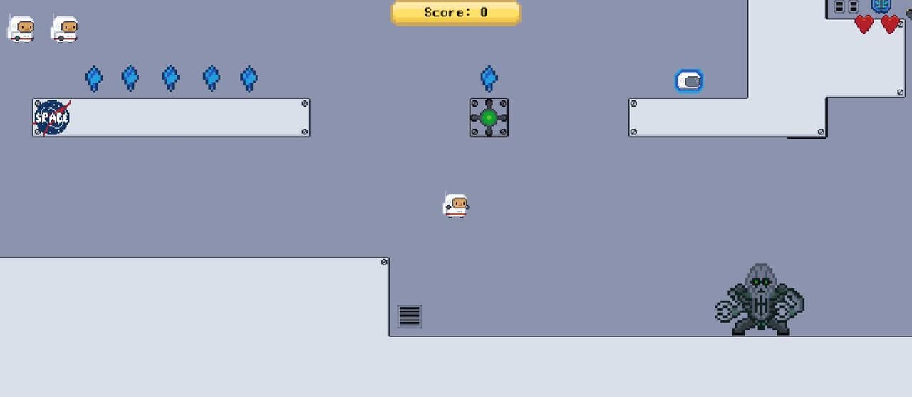 Space Platformer (Rock-Sock) screenshot 2