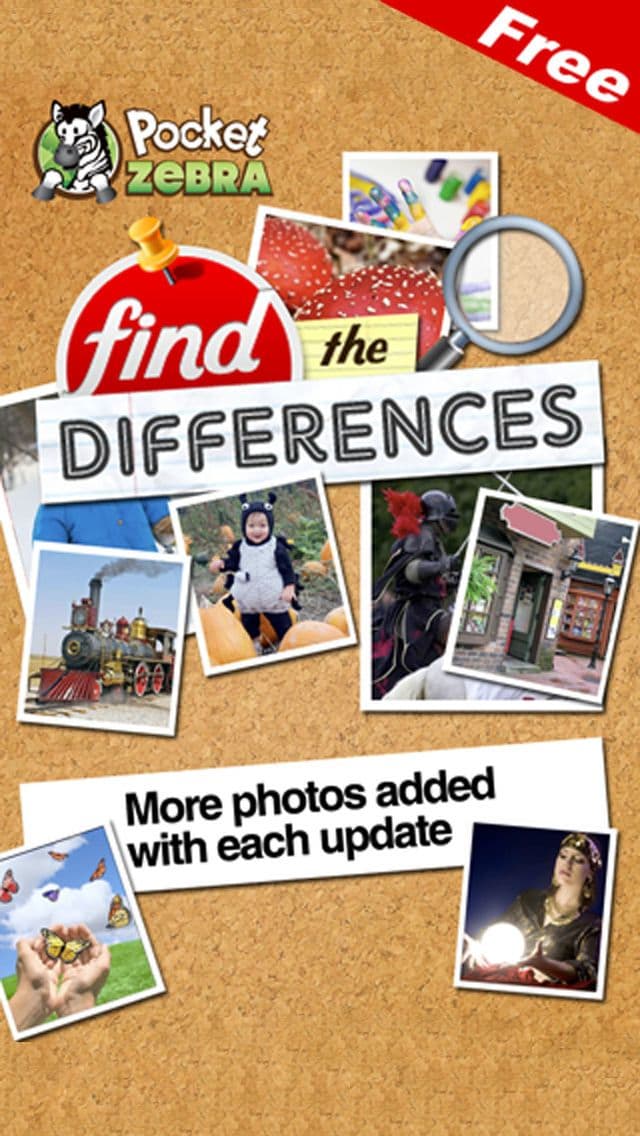 Free Find the Differences - Family Packed Puzzle Arcade & Kids Game - For iPhone