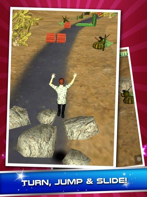 Hollywood on the Run - 3D jumping party runner dorm games! screenshot 3