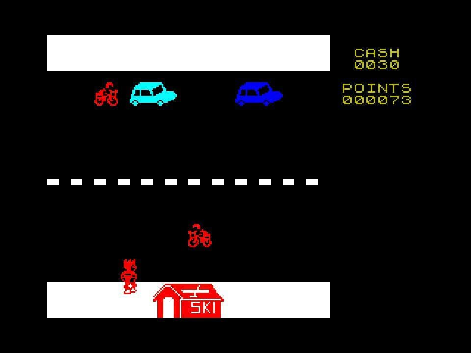 Spikie Goes Skiing ZX screenshot 2