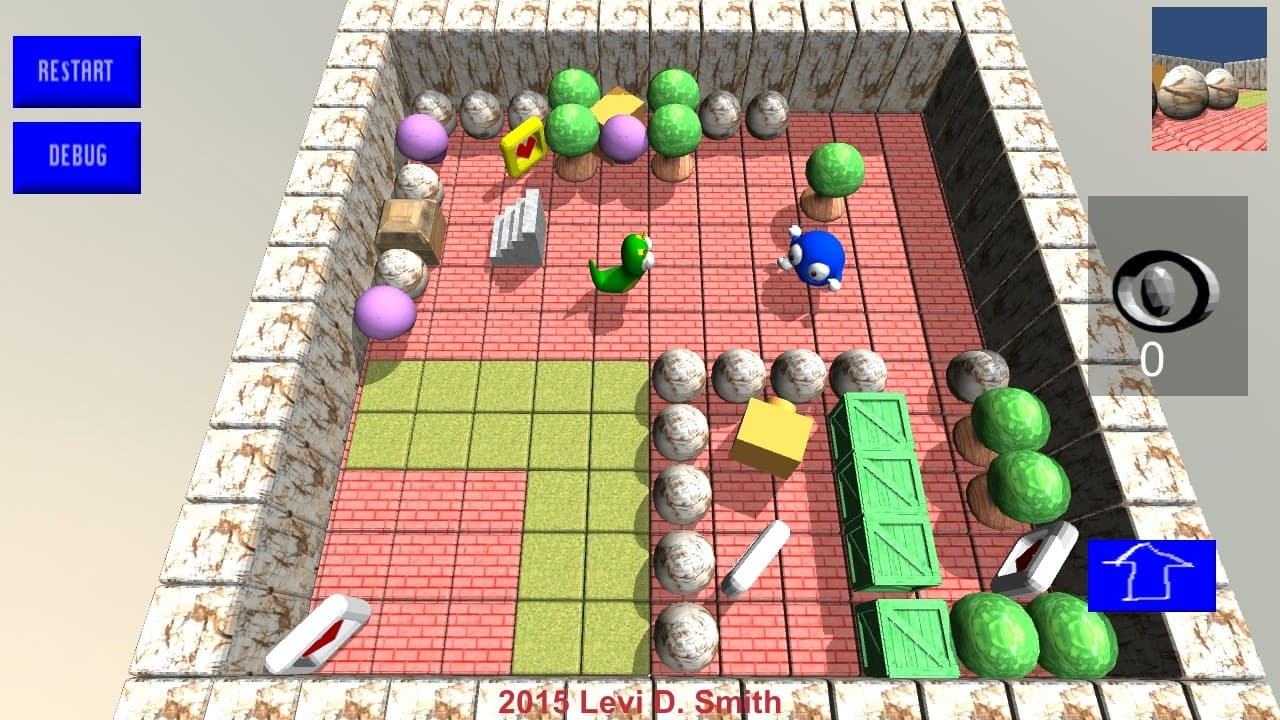 青い丸の冒険 screenshot 4