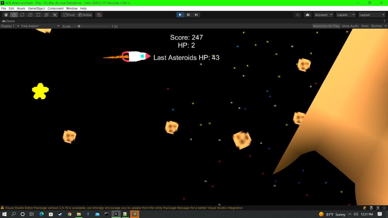 AOE Asteroid Smash