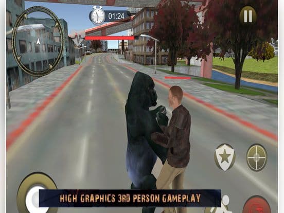 Apes Fighting screenshot 2