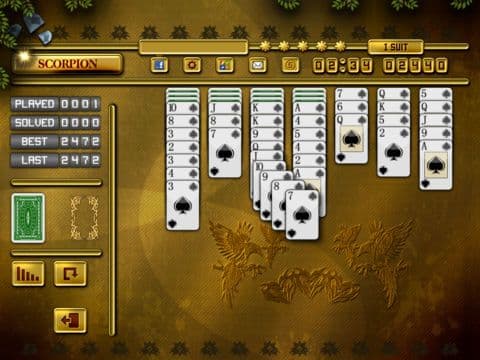 ACC Solitaire [ Scorpion ] HD Free - Classic Card Games for iPad & iPhone screenshot 3