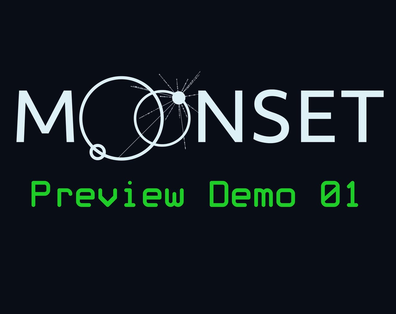 MOONSET demo v0.1
