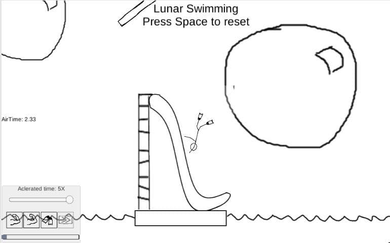 Lunar Swimming screenshot 2