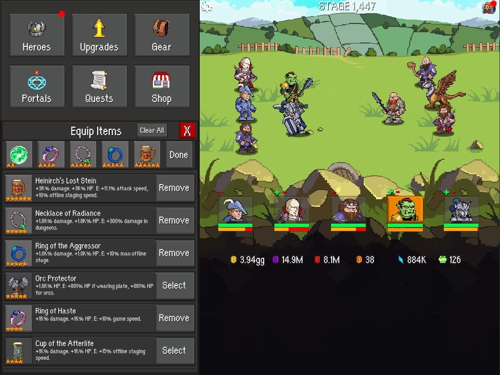 Idle Guardians screenshot 2