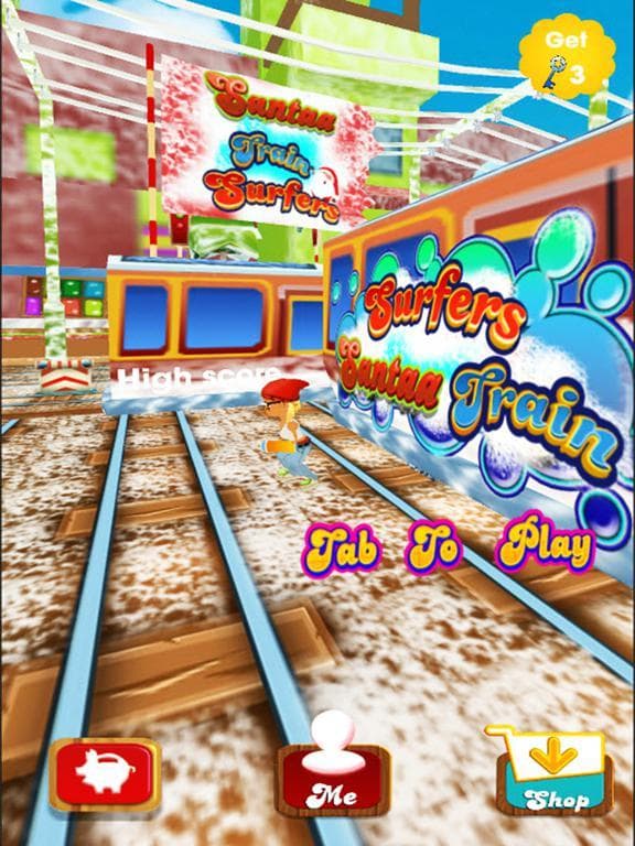 Subway Santa Running: Xmas Train Surfers screenshot 5