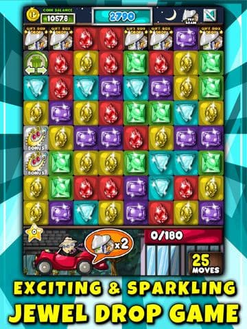 Jewel Drop - Block Popping Fun Game screenshot 2
