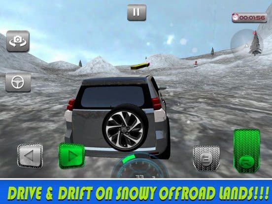 Snow 4x4 Prado Hill Road screenshot 2