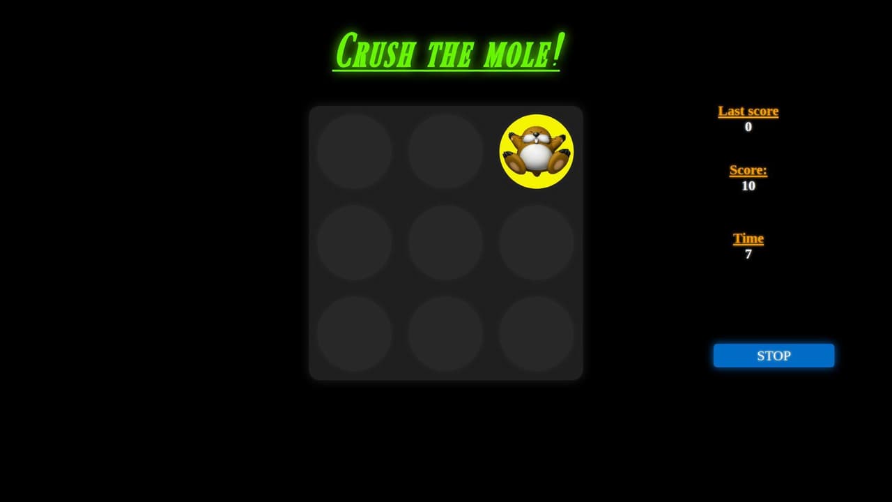 Crush the mole!
