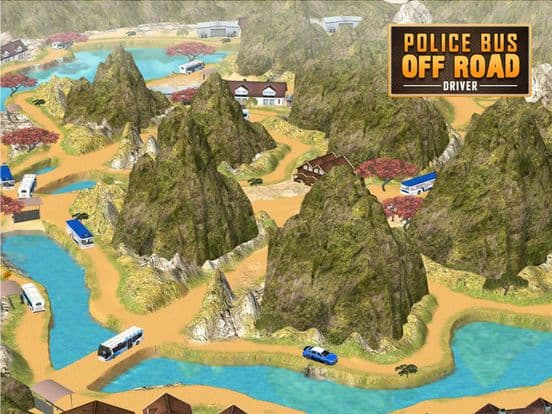 Police Bus Offroad Driver screenshot 2