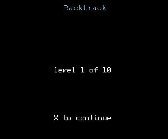 Backtrack (itch) (C_Cubed) screenshot 2