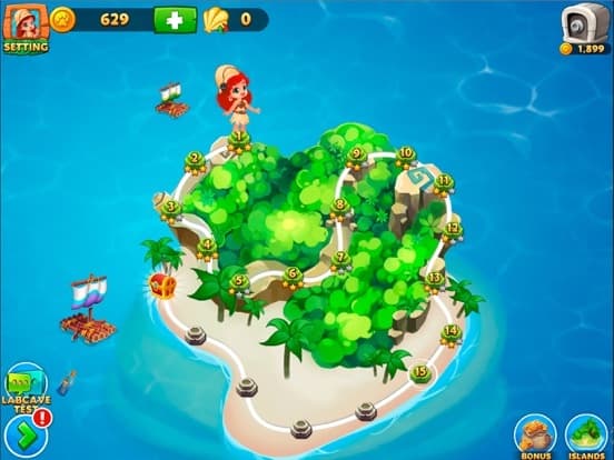 Solitaire Tripeaks Lost Worlds screenshot 3