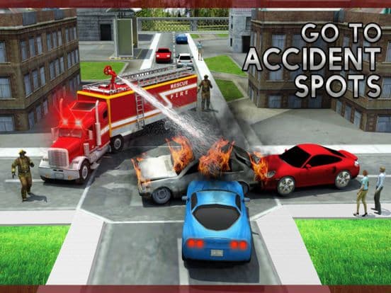 Rescue Fire Truck Simulator Game: 911 Firefighter screenshot 4