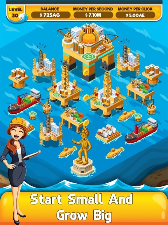 Oil Tycoon 2 -Gold Clicker Inc
