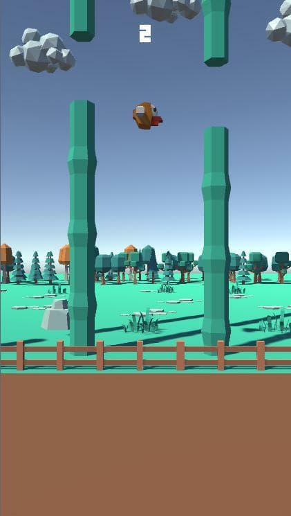 Flappy Bird 3D (ahnafnafee) screenshot 4