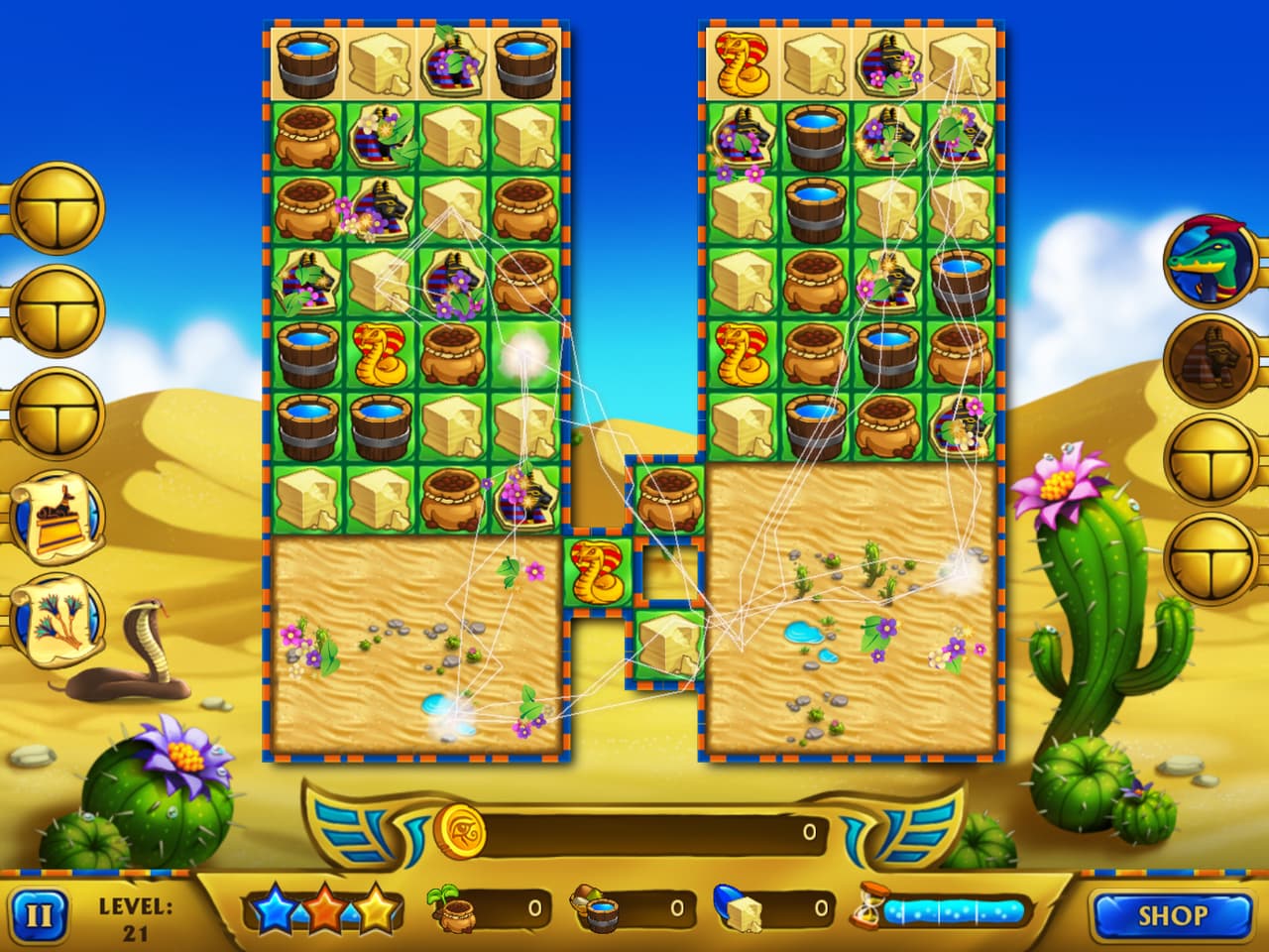 Legend of Egypt - Pharaohs Garden screenshot 3
