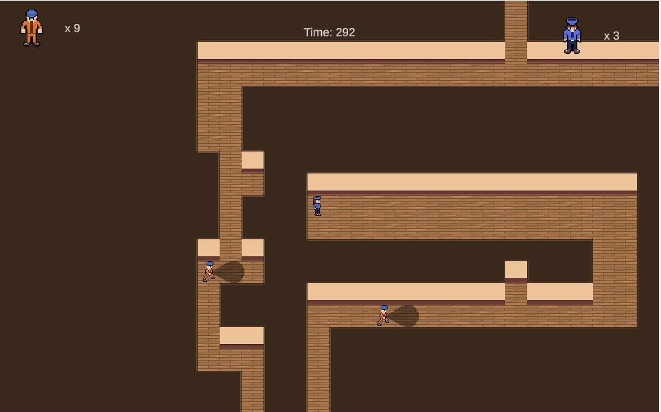 Cops & Robbers (itch) (TwistedHawk, MemoryCanyon, wolfer122, NBumgardner, KingdomCross) screenshot 2