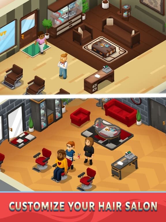Idle Barber Shop Tycoon - Game screenshot 5