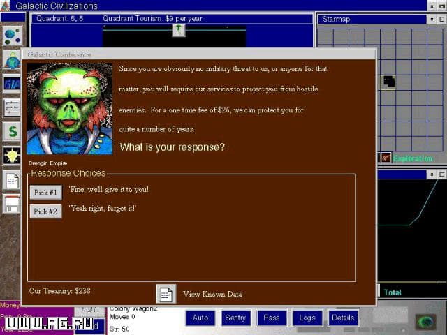 Galactic Civilizations (1994) screenshot 2