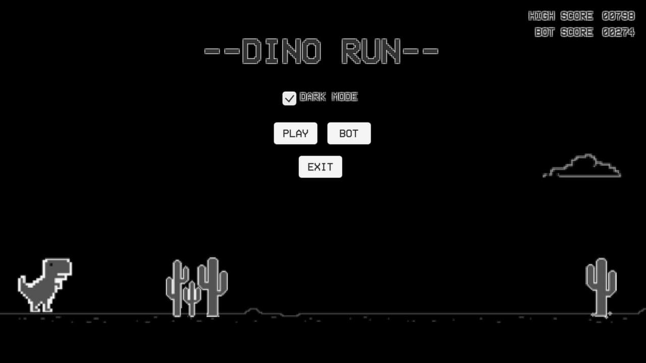 Chrome Dino Run (itch) screenshot 2