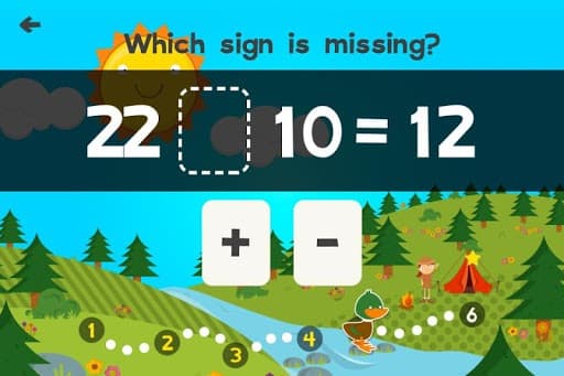 Animal Second Grade Math Games for Kids Free App screenshot 3