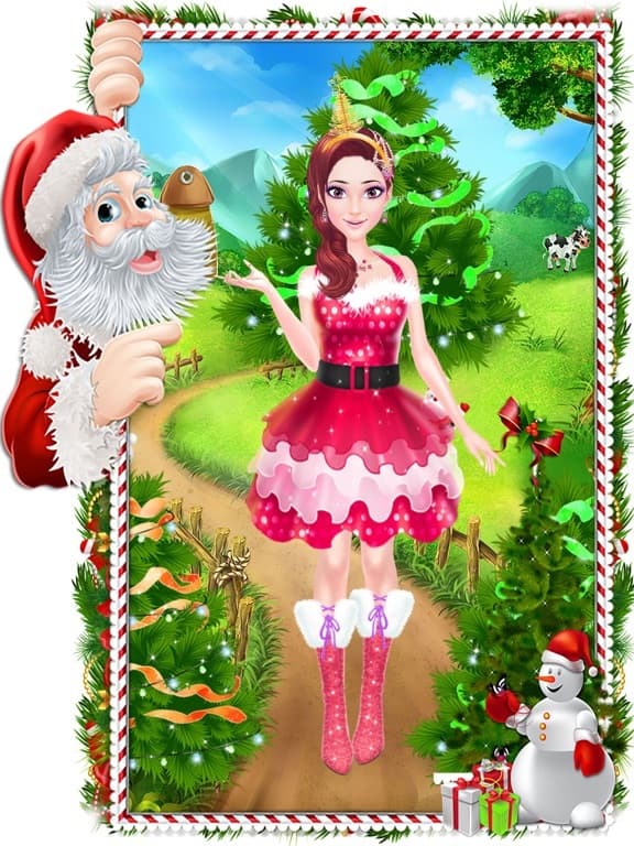 Christmas Princess Party Salon screenshot 2