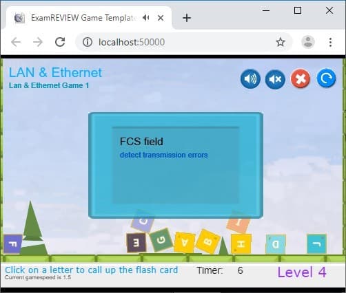 CramFLASH LAN & Ethernet Random Flashcard App screenshot 4