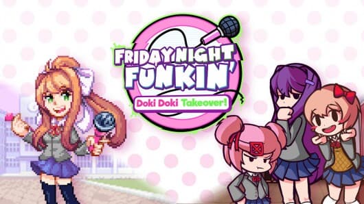 Sexta à noite Funkin : Doki Doki Takeover! screenshot 2