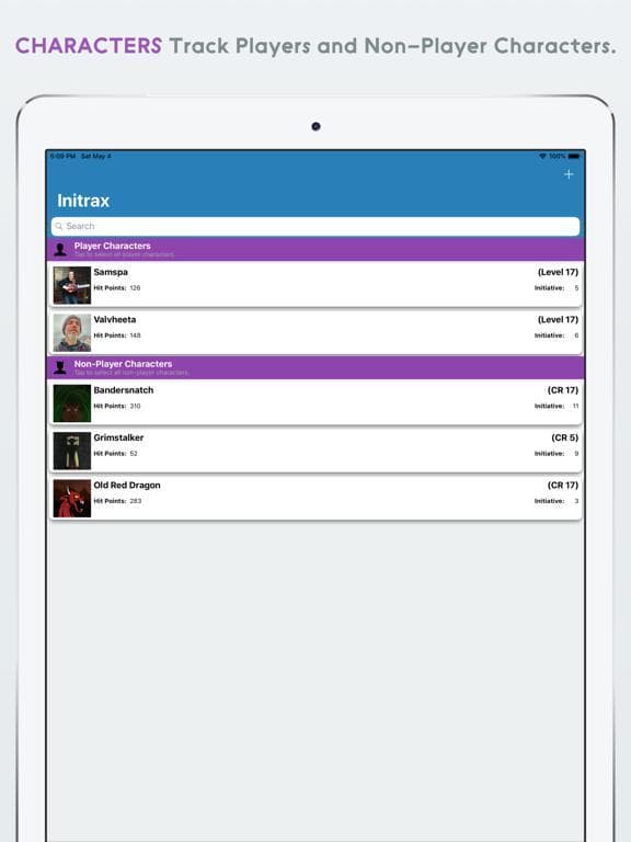 Initrax d20 Initiative Tracker screenshot 2