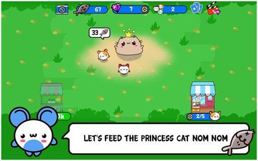 Princess Cat Nom Nom Evolution screenshot 2
